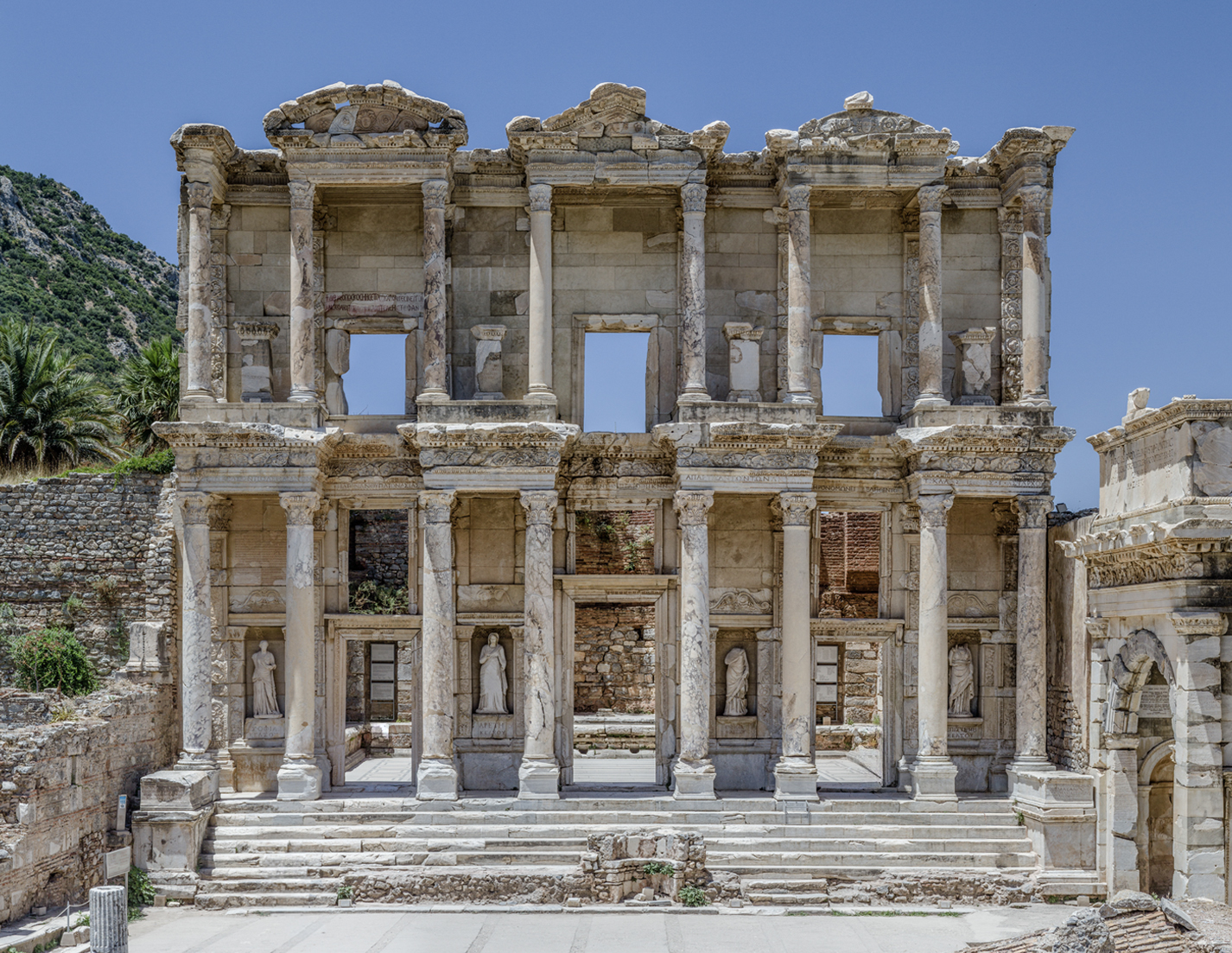 The Library of Celsus as it stands today