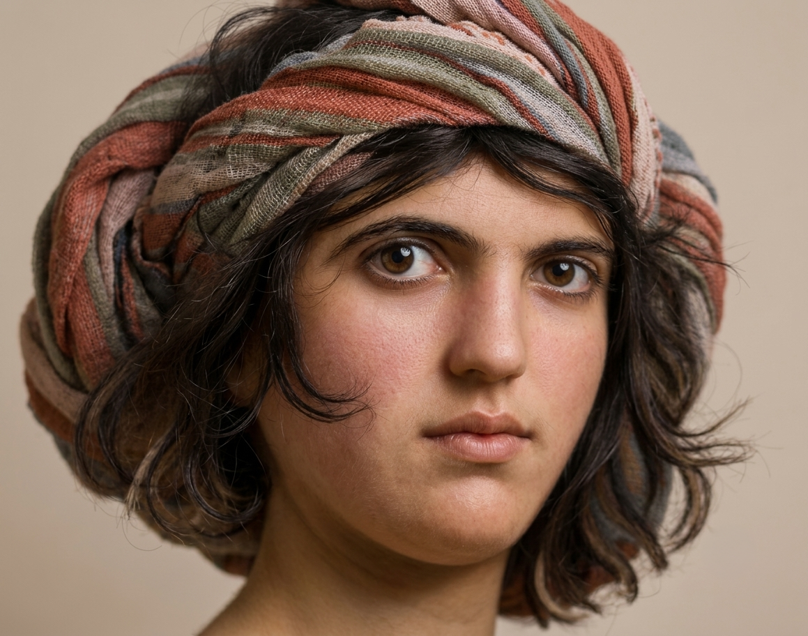 Photoreal reconstruction of the person the mosaic may have depicted